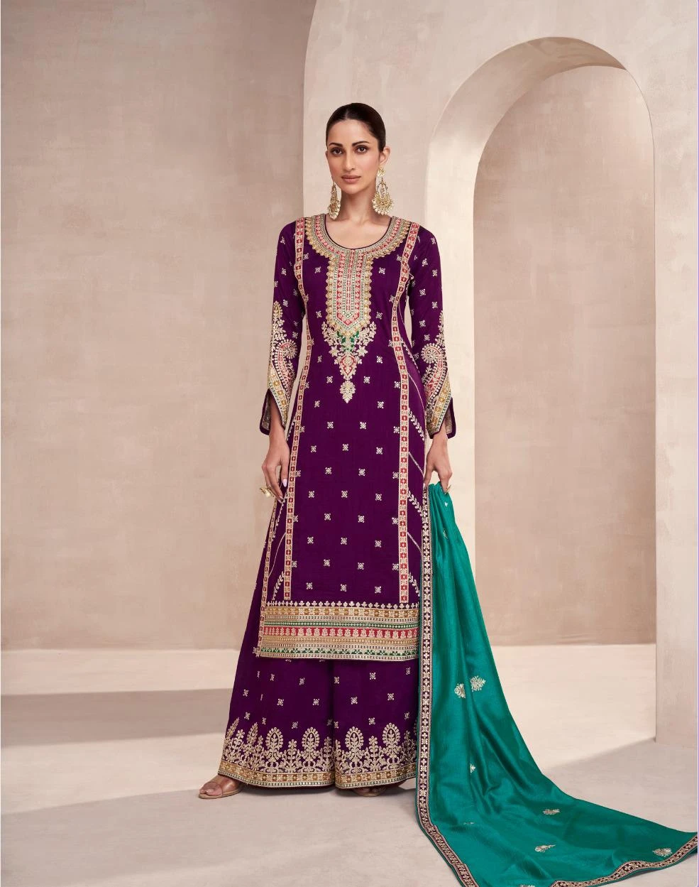 Aashirwad Rayana Premium Silk Wholesale Designer Readymade Salwar Suit Catalog — Wholesale Salwar Suits, Aashirwad Creation wholesale from Surat - Gallery Image 4